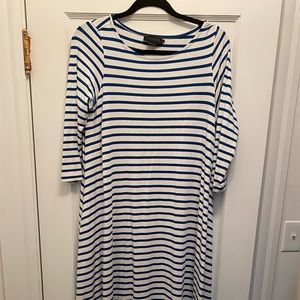 Hatch striped maternity dress